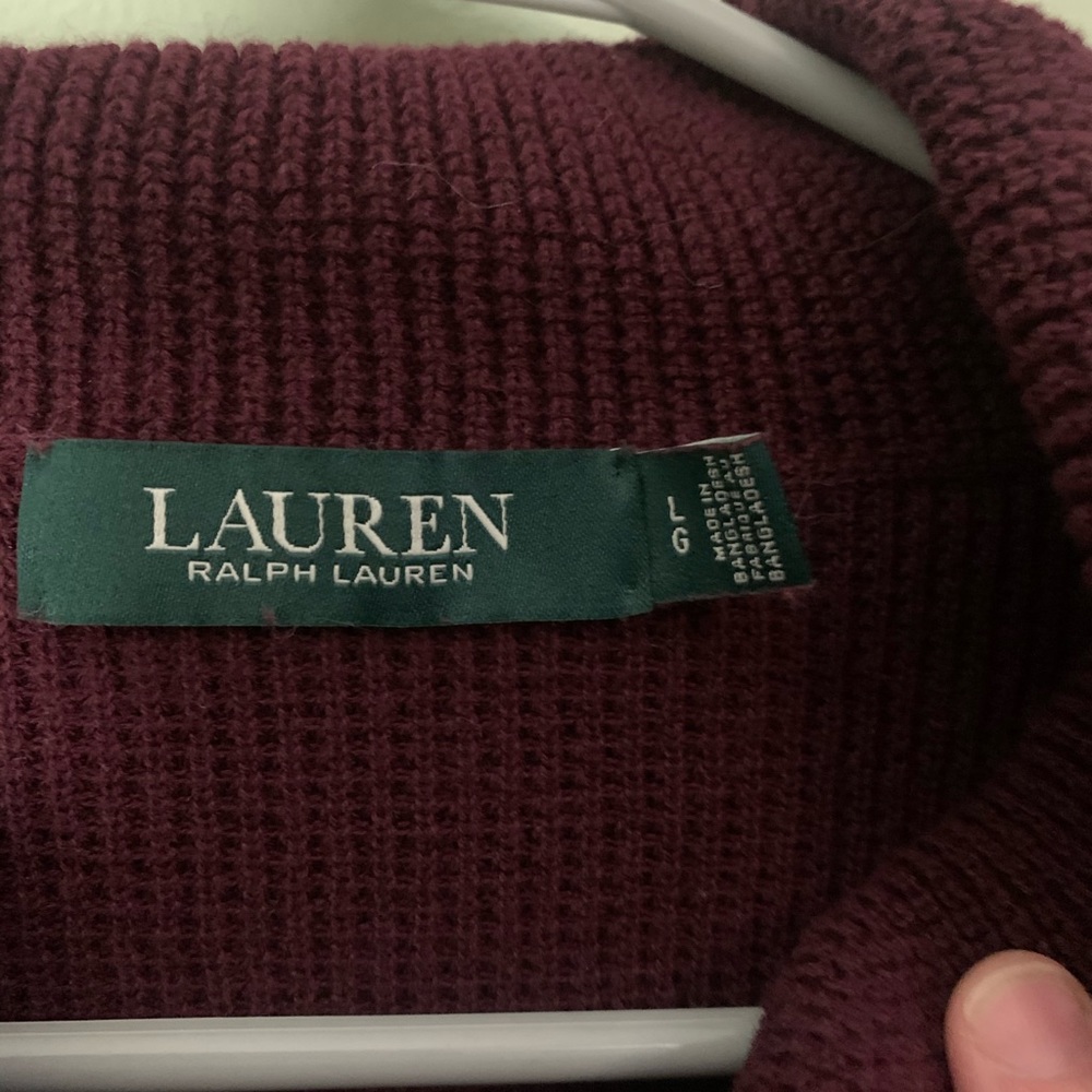 NWOT Lauren-RL Cowl Neck Sweater